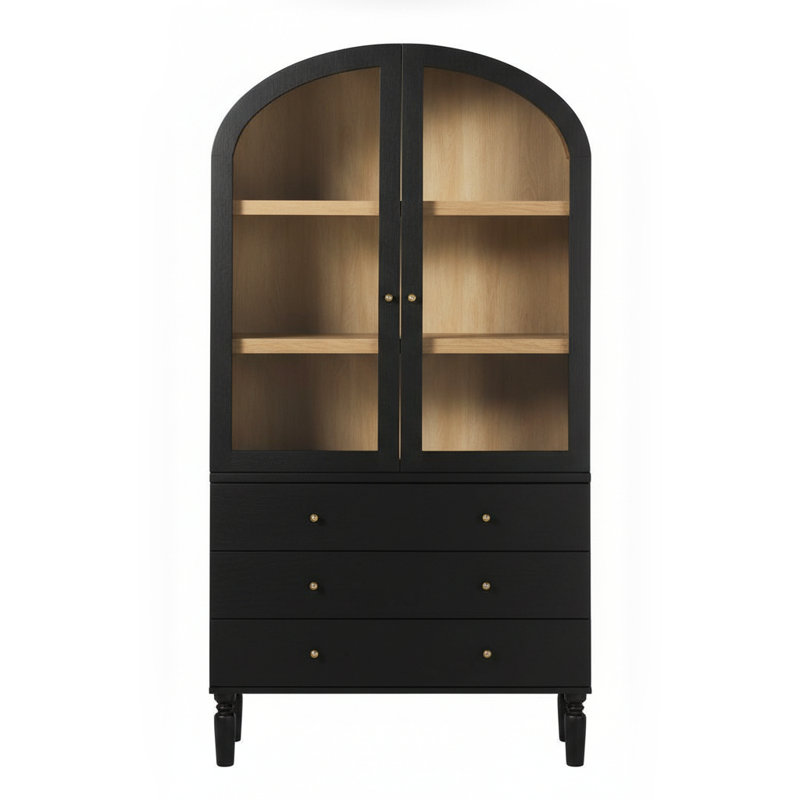 Bibliothèque moderne Holzhauer, Noir