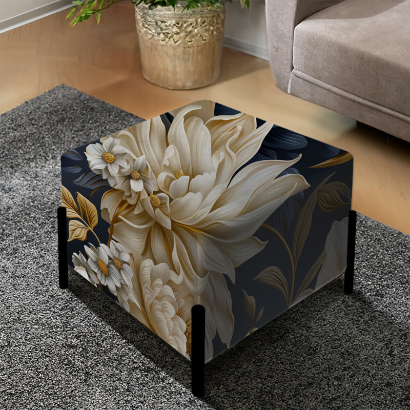 Repose-pieds Botanical Damask Haven