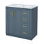 Ensemble de meuble-lavabo 30 po avec lavabo en céramique, armoire de rangement en bois massif, ensemble de meuble-lavabo autoportant avec 3 tiroirs et portes à fermeture douce, meuble-lavabo-1376080336