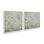 Pastel Wildflower Whispers Set of 2 Canvas Prints in a Maple Frame, 24" x 24"