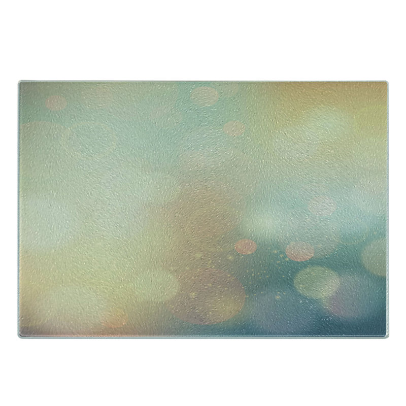 Planche à découper en verre trempé abstrait Ambesonne