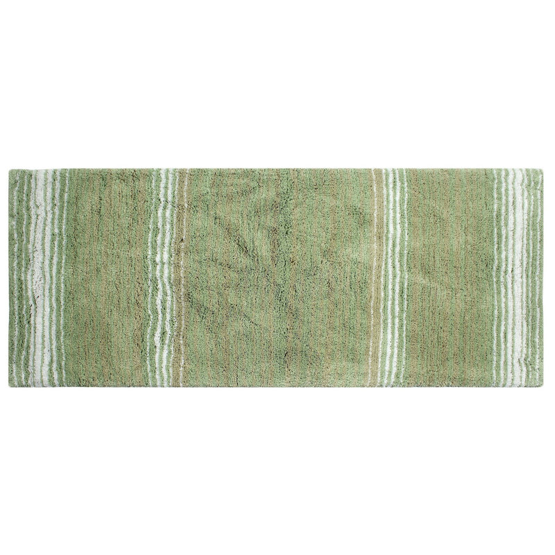 Griffie Plush 100 % Cotton Bath Rug, Sage, Single - 21" L x 54" W