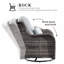 7 - Person Patio Conversation Set with Cushions-98194681-98194686