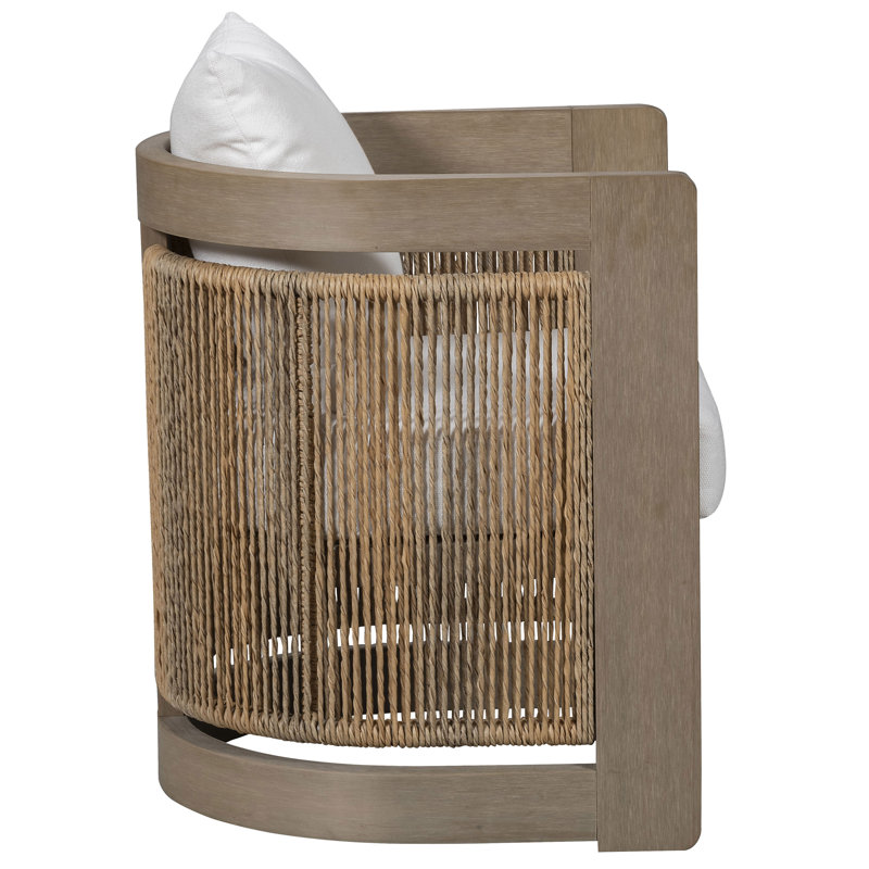 Drift Outdoor Teak Lounge Chair, Kramer Lace