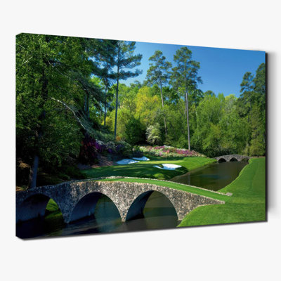 Augusta National 12th Hole Hogan Bridge Poster