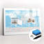 Magnetic Glass Dry Erase Board