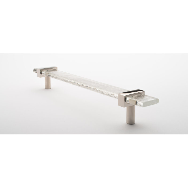 Adjustable 9" Length Bar Pull, Satin Brass/Black, 9"