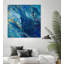 «Blue Marble», reproduction d'art sur toile géante 54 po x 54 po-59885068