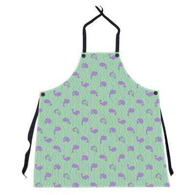 Tablier à motif baleines