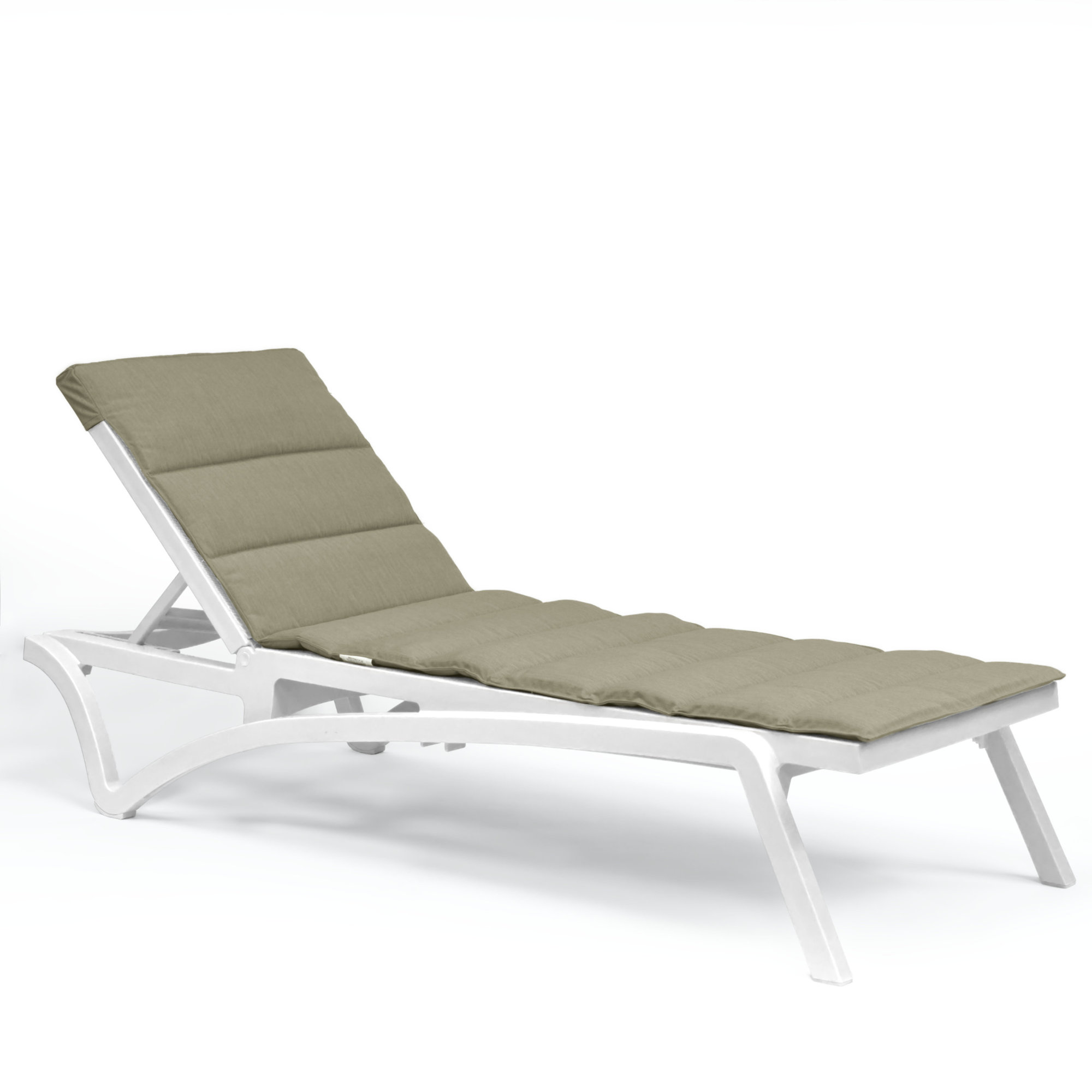 Tali Sunbrella Outdoor Chaise Lounge Cushion, Canvas Taupe Sunbrella®