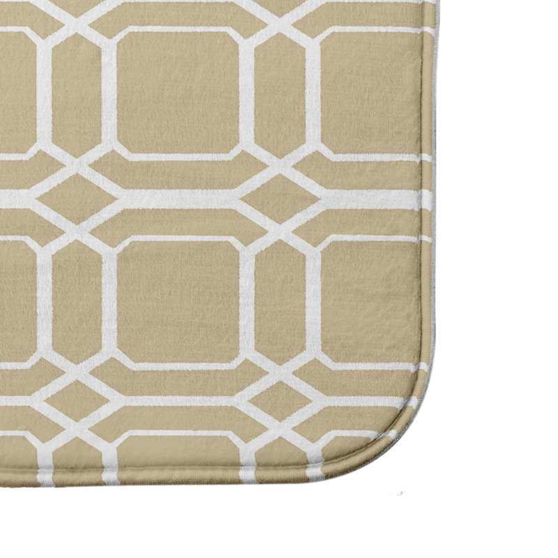 Tapis de bain Eliza, l 24 po x L 17 po, Taupe