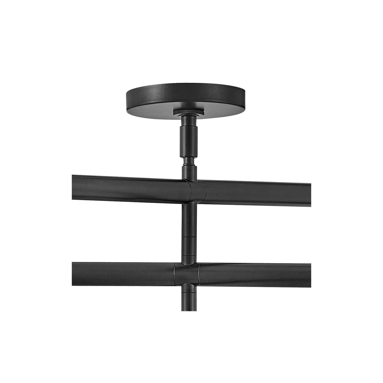 Jamir 6 - Light Dimmable Sputnik Chandelier, Black