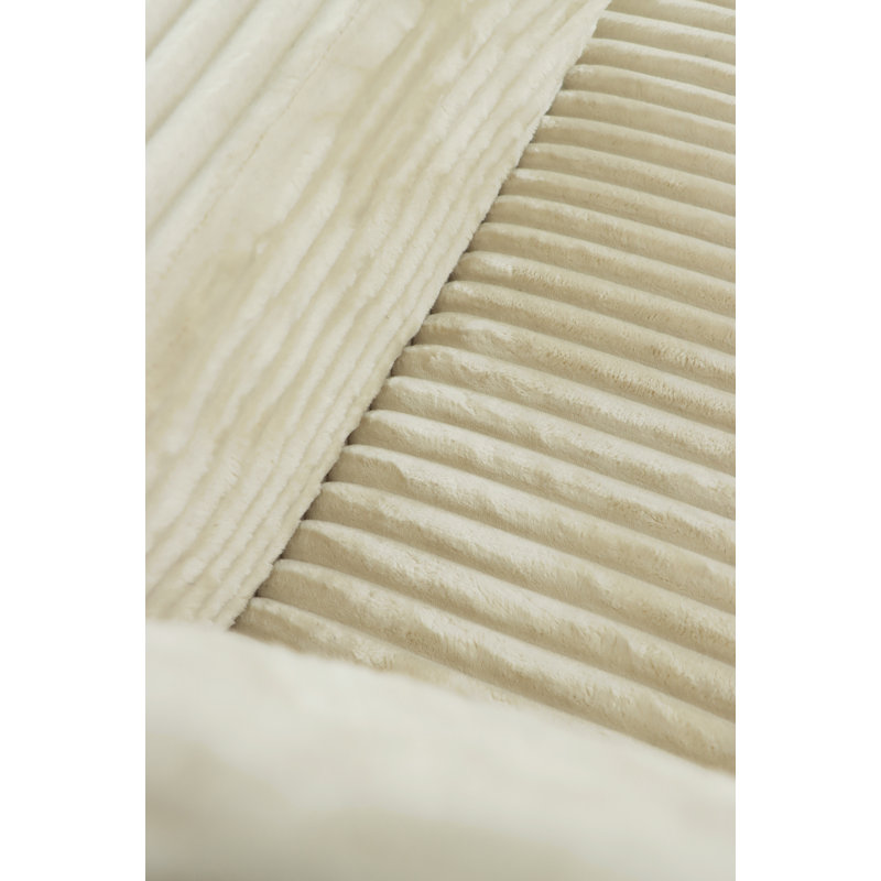 Repose-pieds / beige / moelleux, Beige