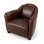 Fauteuil club en cuir Bennett