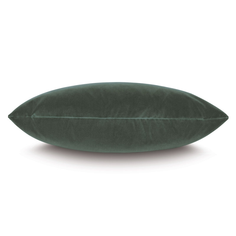 Uma Velvet Decorative Pillow Cover & Insert, Pine