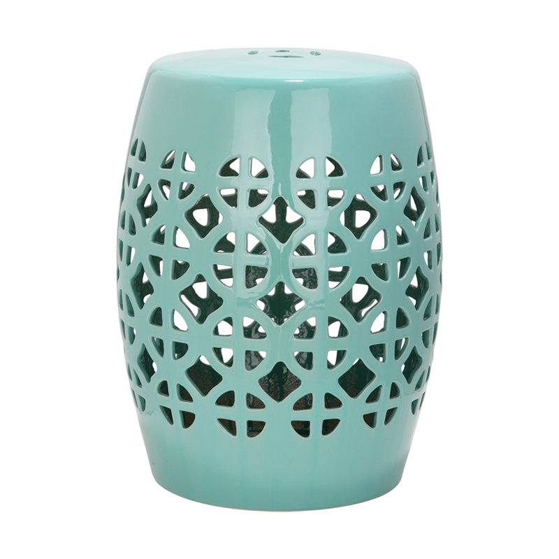 Tabouret de jardin Eufaula, Bleu pâle