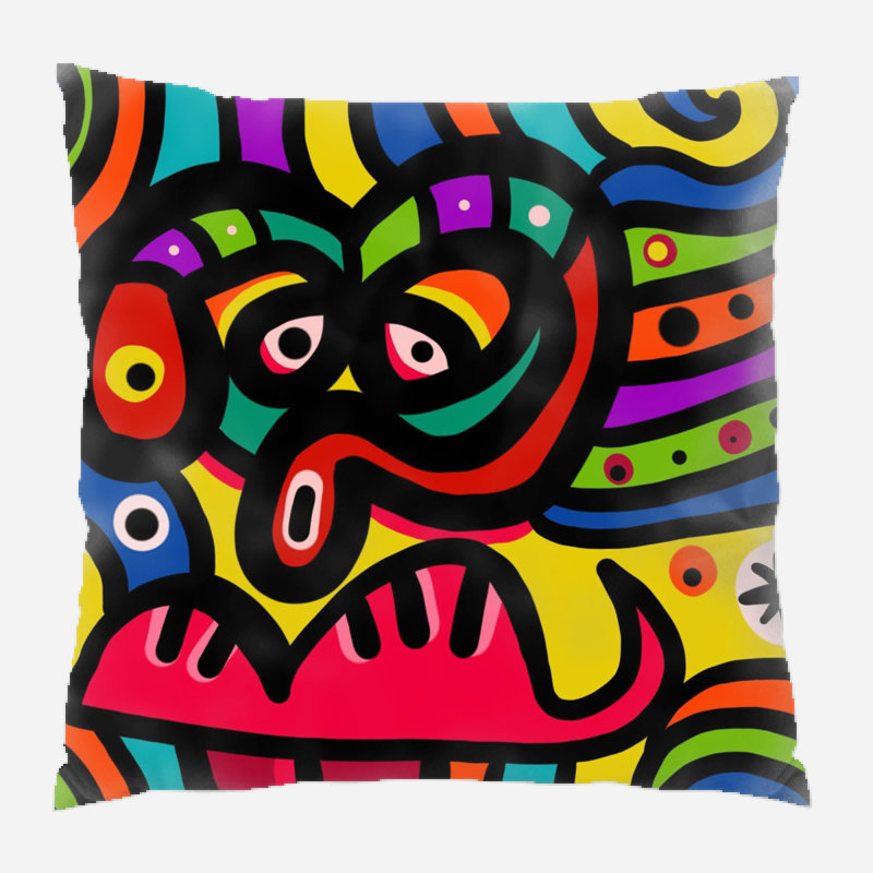 Coussin décoratif facial, Intérieur