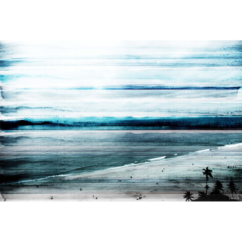 Banda Beach Scene Modern Wrapped Canvas Print, 20" x 30"