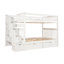 Lit superposé double 6 tiroirs avec tablettes Baiss par Harriet Bee-1228094649