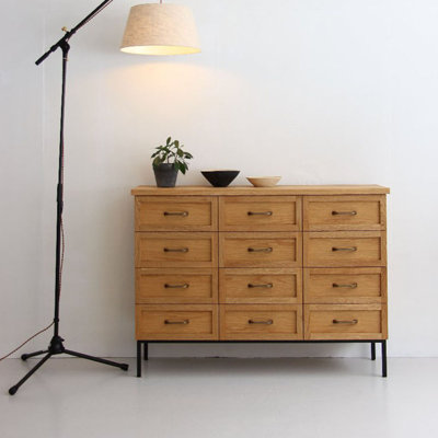Nordic style simple retro sideboard