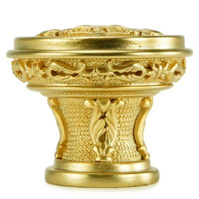 GIVERNY KNOB IN SATIN PLATE
