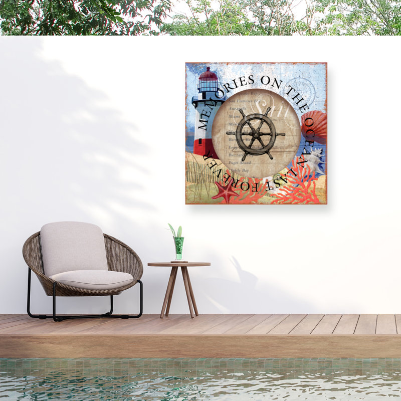 Toile d'extérieur Pylesville Art Licensing Studio, H 18 po x l 18 po x P 1,5 po