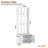 Modern Luxury 4-In-1 Hall Tree With Cushion, Versatile Coat Rack With 8 Hooks And Legs, Entryway Bench With Adjustable Shelves & Fluted Doors For Hallway, Living Room-426574787