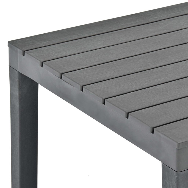 Jewell Plastic Coffee Table, Anthracite