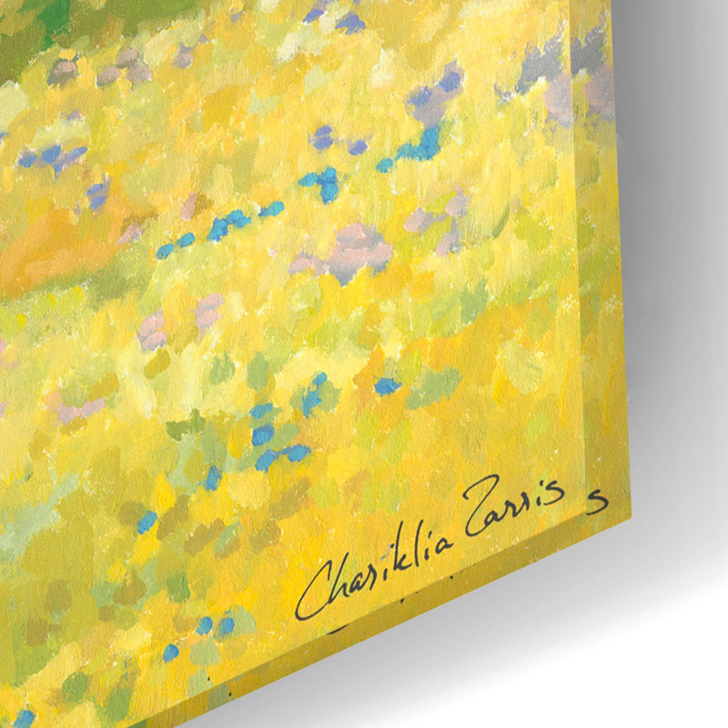  «Mini Western Vista 4» par Chariklia Zarris, art mural en verre acrylique, 24 po x 16 po, H 16 po x l 24 po