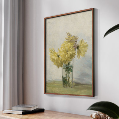 «Vintage Floral Print», impression encadrée sur papier CCXLIX
