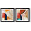 Blue Orange I Blue Orange I - ensemble de 2 cadres photo-946958464-946958468-948632041