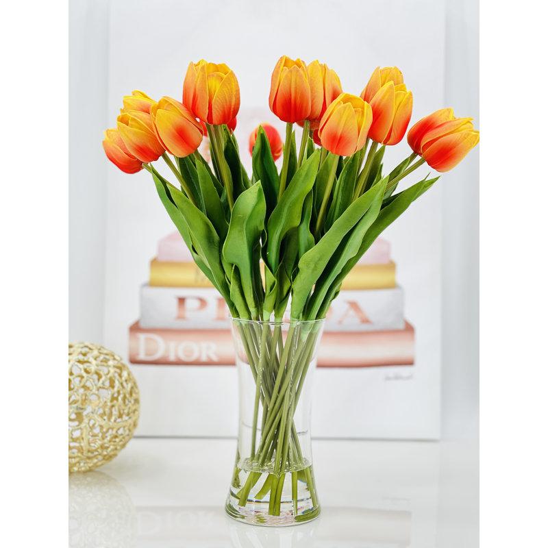 Centre de table 20 po Real Touch, Orange