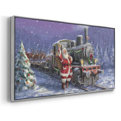 All Aboard- Framed Gallery Wrapped Canvas -Ready to Hang