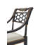 Chaise avec accoudoirs à dossier plein A Originals en alpaga