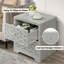 48cm W Manufactured Wood Bedside Table