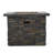 33" SQUARE MGO FIRE PIT - 40000 BTU.