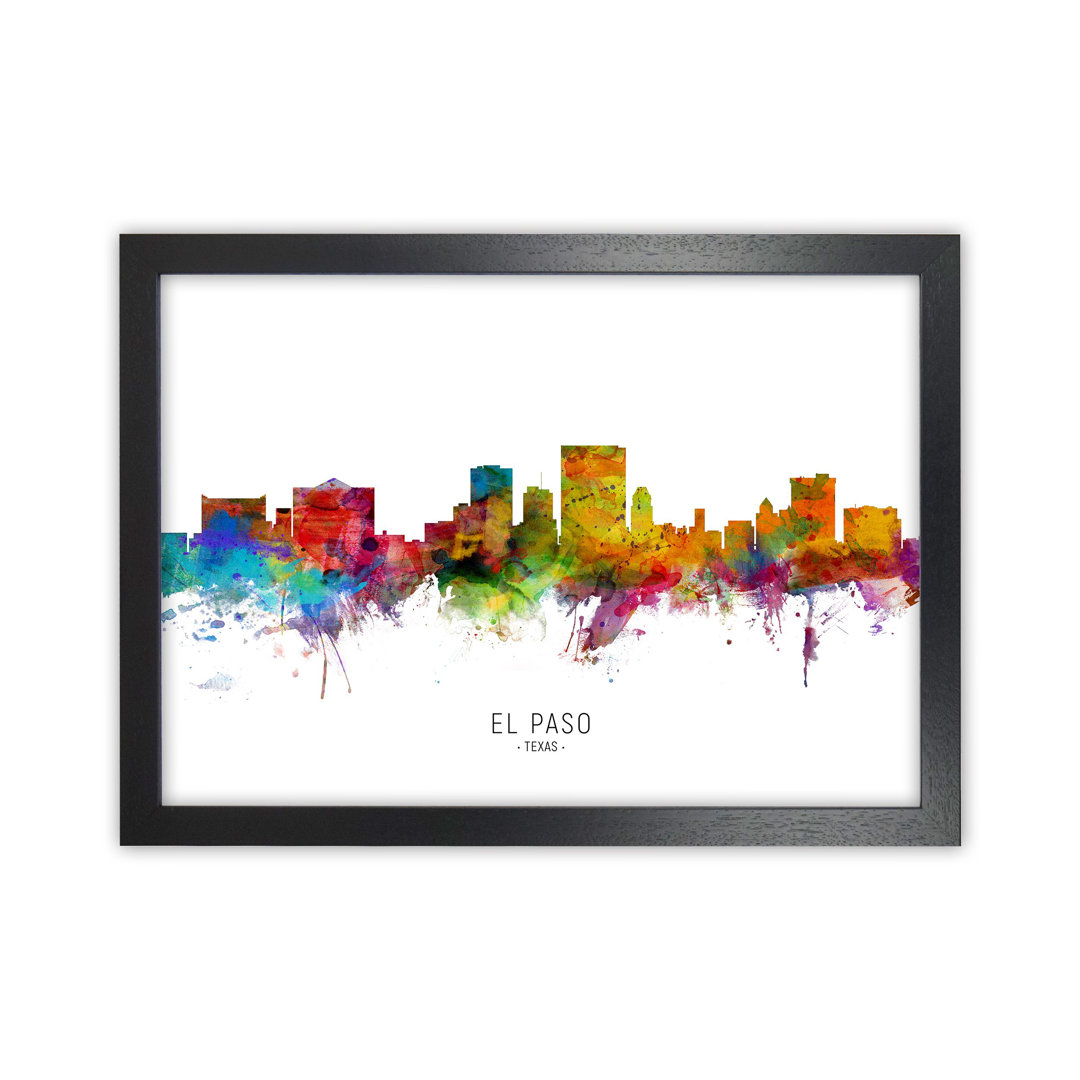 El Paso Texas Skyline by Michael Tompsett - Print