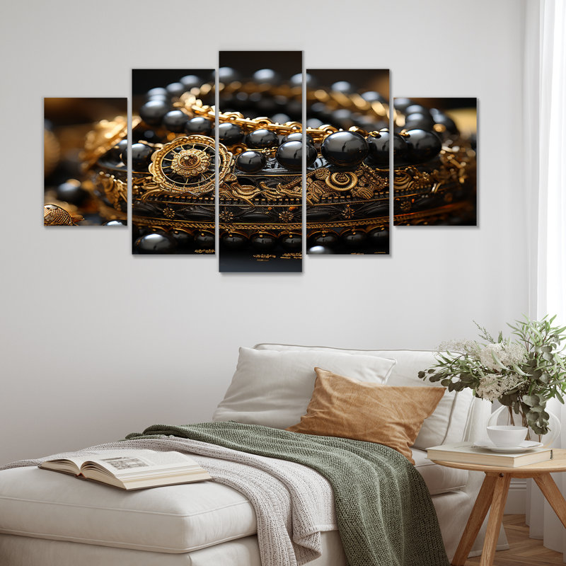 Tilleigh - Accessoires de mode, art mural sur toile, 5 pièces