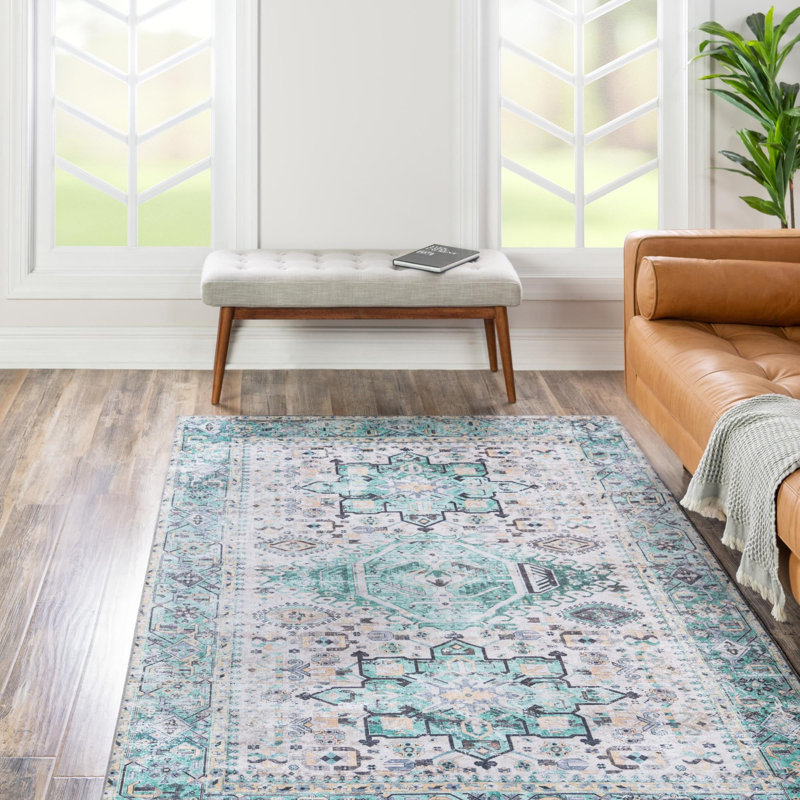 Tapis lavable Bungalow Bungalow, Rectangle 7 pi 10 po x 10 pi