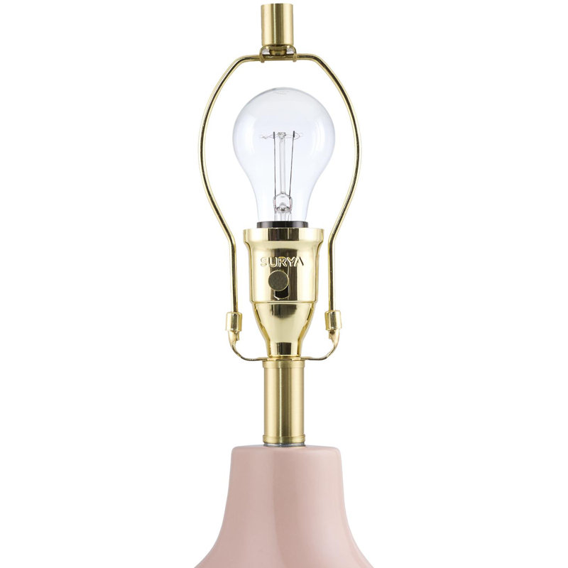 Lampe de table Tandria, Rose