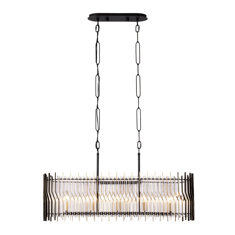 Luminaire suspendu linéaire 5 lumières Park Row