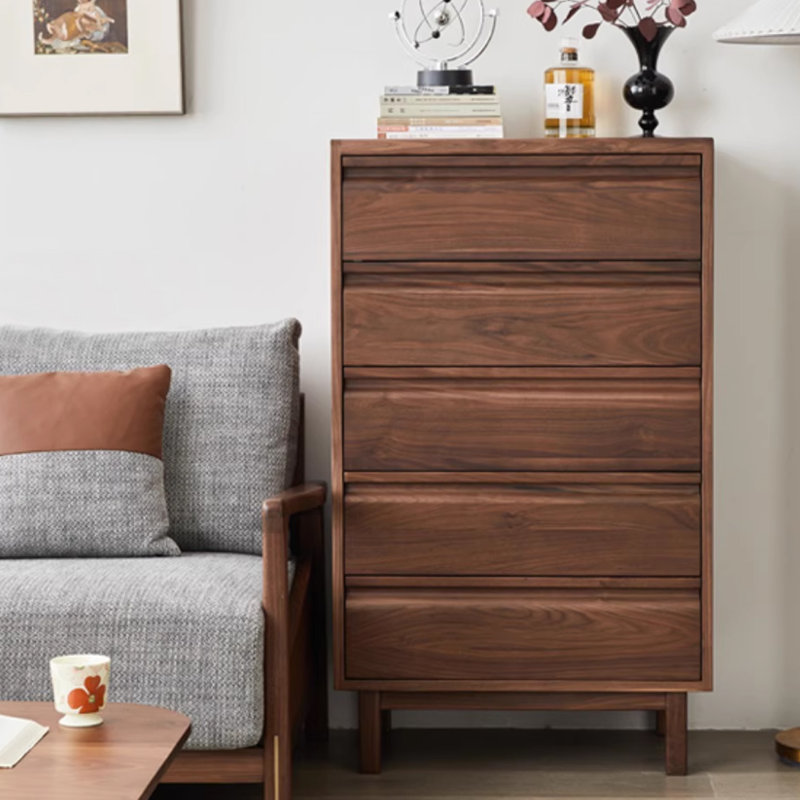 Armoire d'appoint en noyer massif