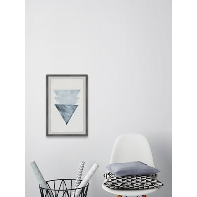 Triangles Overlap by Parvez Taj - Single Picture Frame Painting