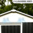 Outdoor Storage Shed With Rack