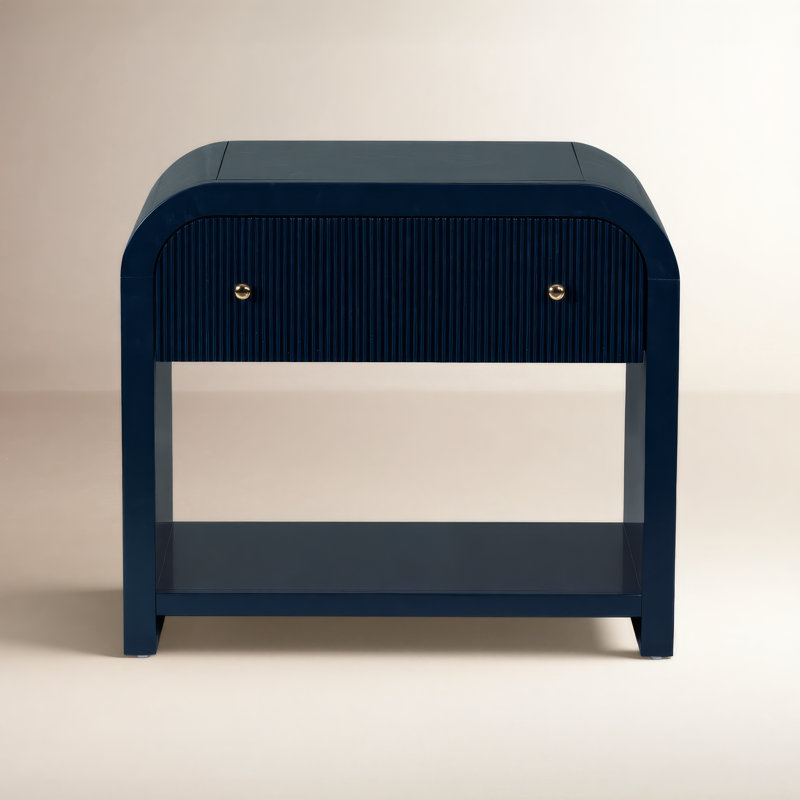 Liabella 1 - Drawer Nightstand, Navy