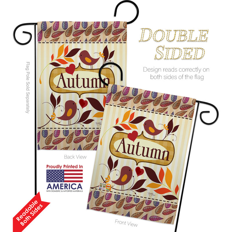 Double Sided 18.5'' H x 13'' W Polyester Animal Flag Set