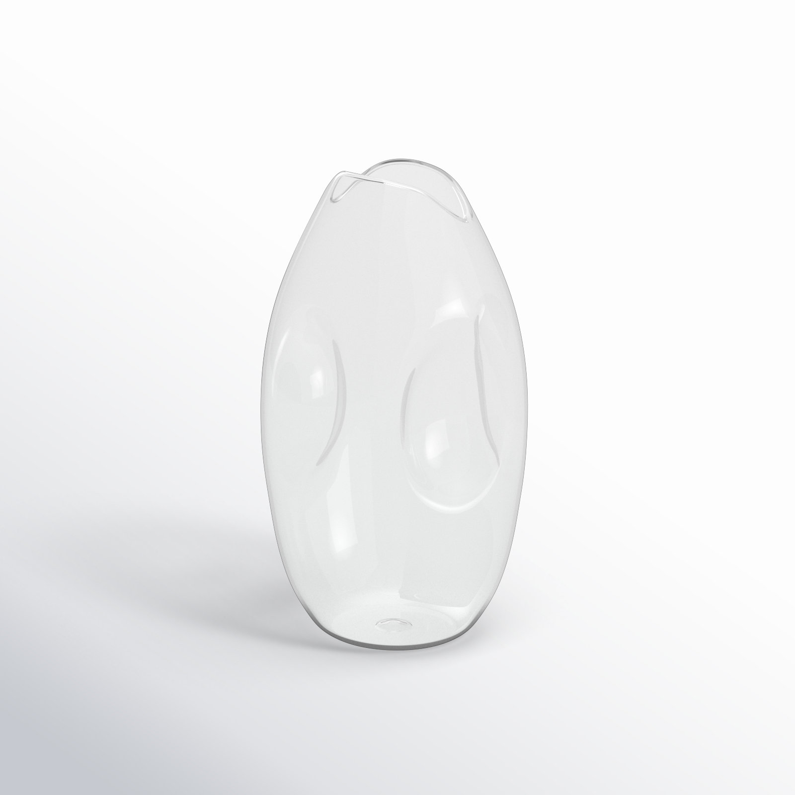 6.75'' Handmade Glass Table Vase
