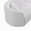 Ensemble de canapé de luxe 2 pièces de style moderne avec dossier courbé et méridienne, canapé modulaire faisant face à la droite, canapé Boucle-499151561