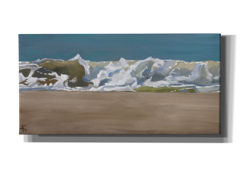 «Shore Break 4» par Stephen Newstedt, H 20 po x l 40 po