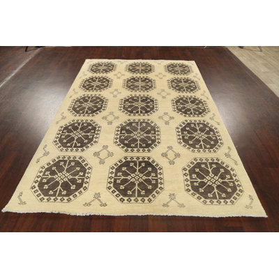 One-of-a-Kind 5'10" X 8'8" New Age Wool Area Rug in